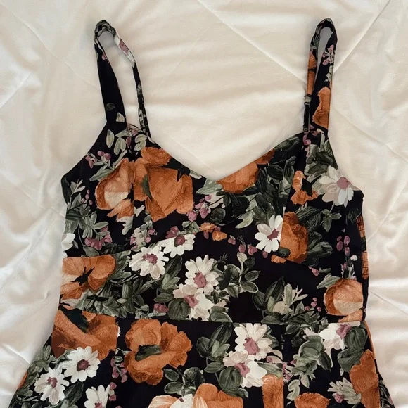 Abercrombie & Fitch Black Floral Maxi Dress - Picture 10 of 15